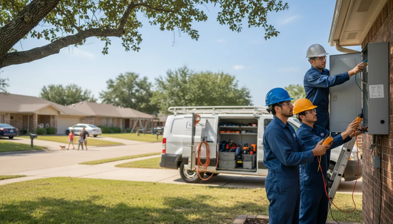 Certified electrician providing emergency electrical services in Young America, IN